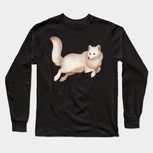 Cozy Arctic Fox Long Sleeve T-Shirt